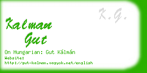 kalman gut business card