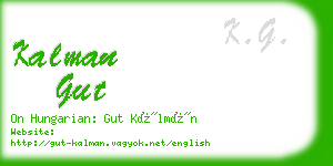 kalman gut business card